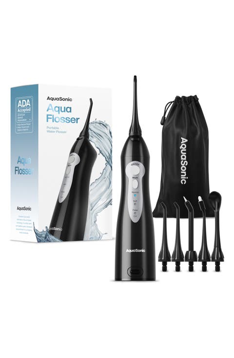 Aqua Flosser, Tips & Travel Pouch Set