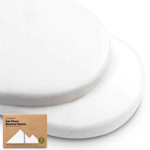 2-Pack Isla Fitted Bassinet Sheets