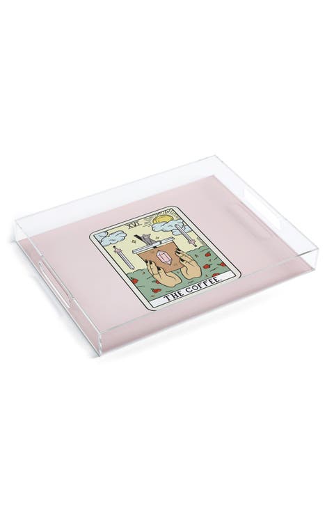 SagePizza Coffee Reading Acrylic Tray