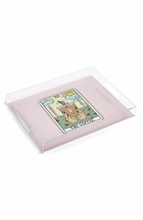 Deny Designs SagePizza Coffee Reading Acrylic Tray