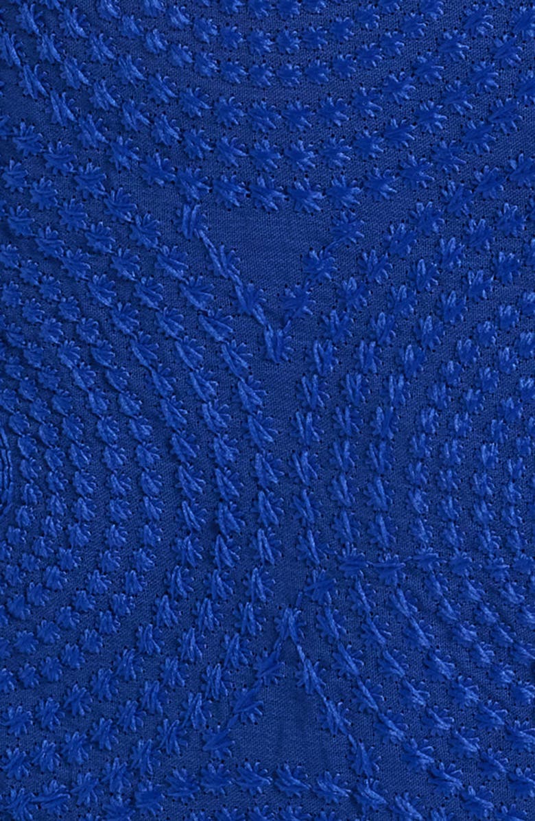 Ming Wang Tailored Fit Woven Jacket, Alternate, color, Sapphire Sea