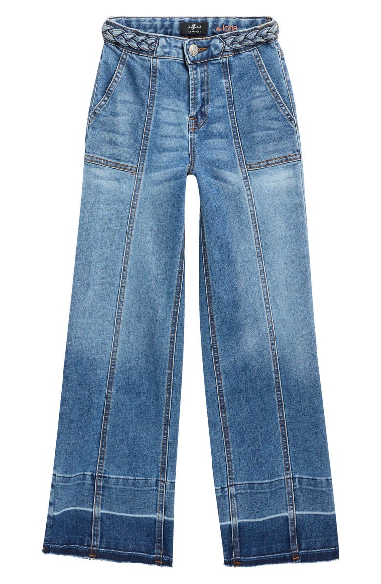 7 For All Mankind Kids' Lotta Wide Leg Jeans, Main, color, Speakeasy