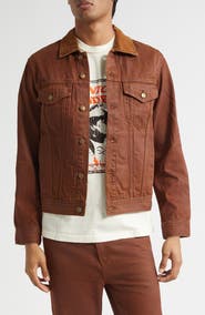 MIDNIGHT RODEO Coated Denim Trucker Jacket