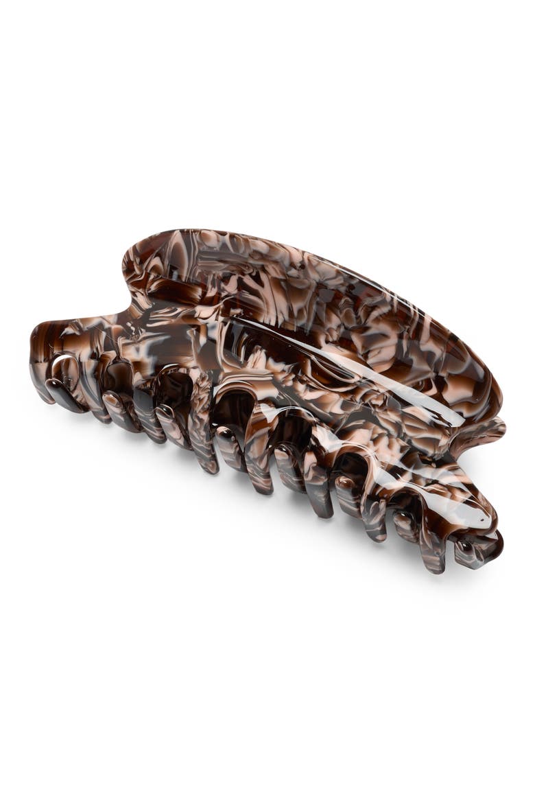 Avani Claw Clip, Main, color, BROWN