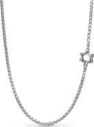 David Yurman Star of David Station Necklace in Sterling Silver, 3.6mm