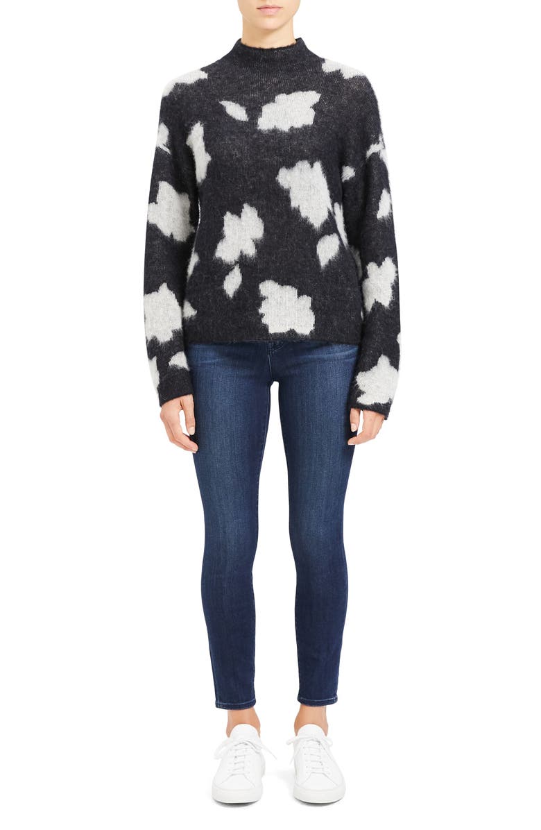 Theory Floral Sweater, Alternate, color,