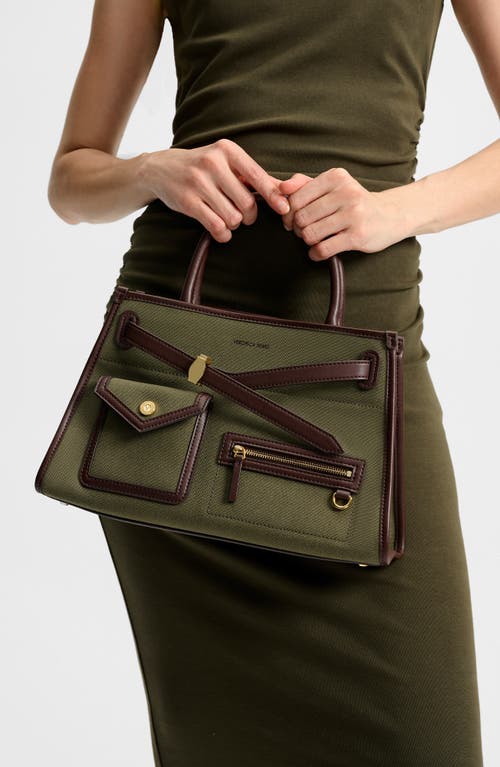 Veronica Beard Dash Cargo Top Handle Bag In Green