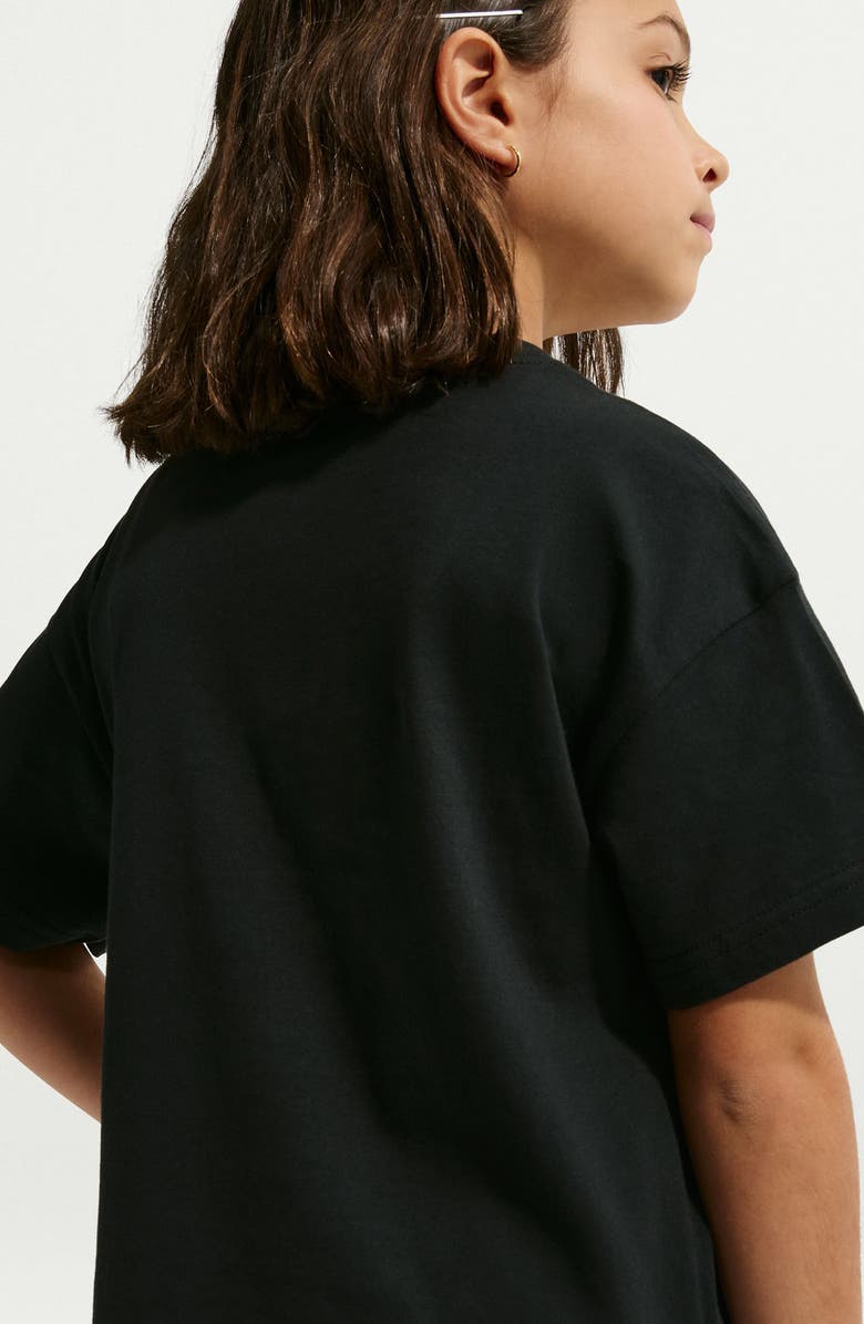 Nike Kids' Graphic Cotton T-Shirt, Alternate, color, Black