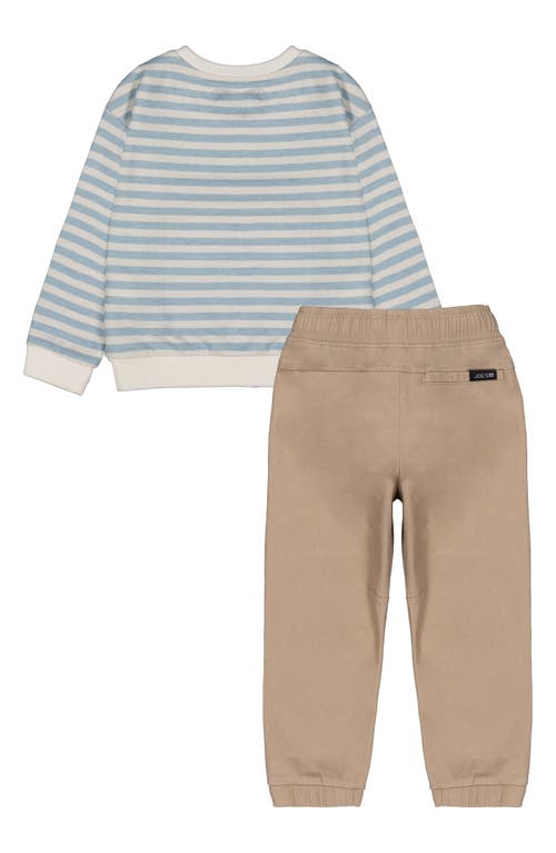 Joe's Jeans Striped Pullover & Cargo Pants Set In Blue