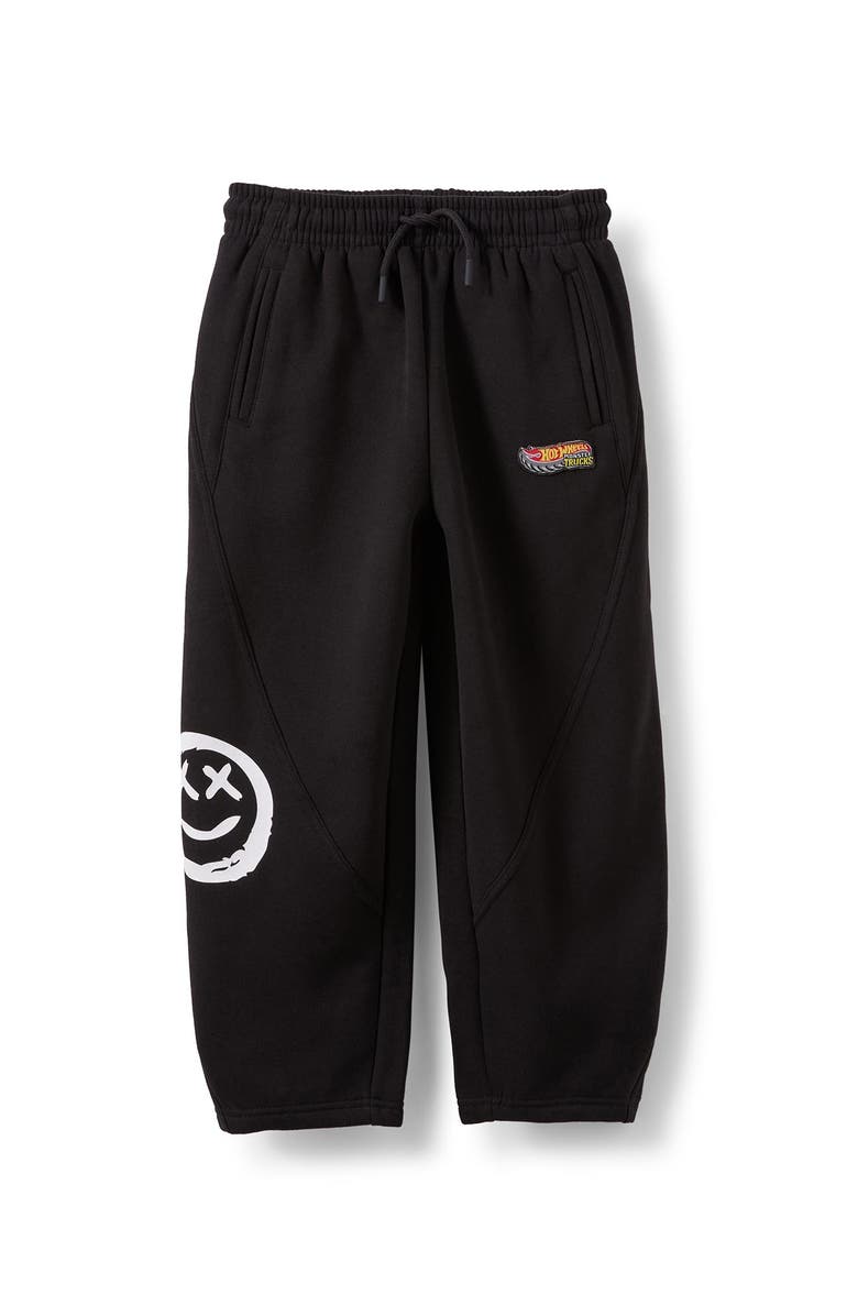 Cotton On Kids Kid's License Sammy Barrel Leg Trackpant, Main, color, Black Demo Darby Face