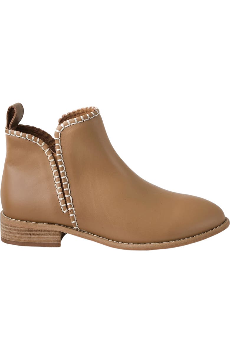 Walnut Melbourne Douglas Stitch Leather Boot, Alternate, color,