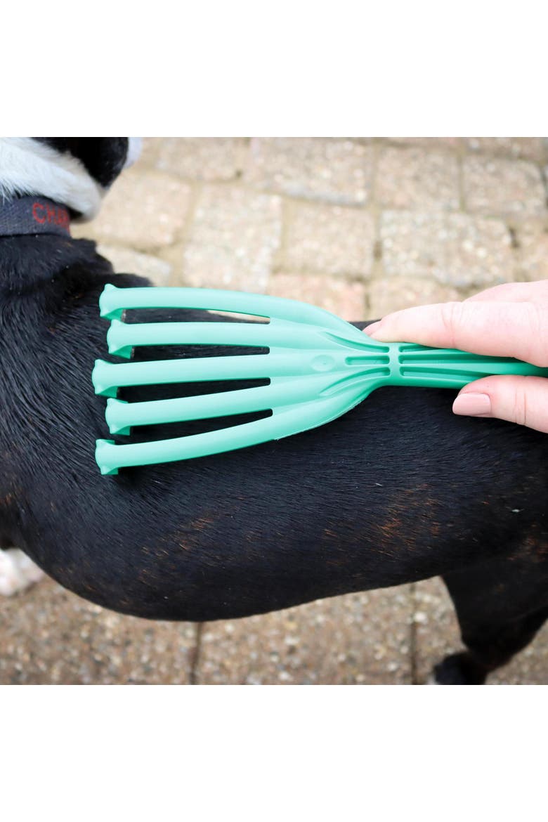 Deshedding Tool For Small Dogs, Alternate, color, Green