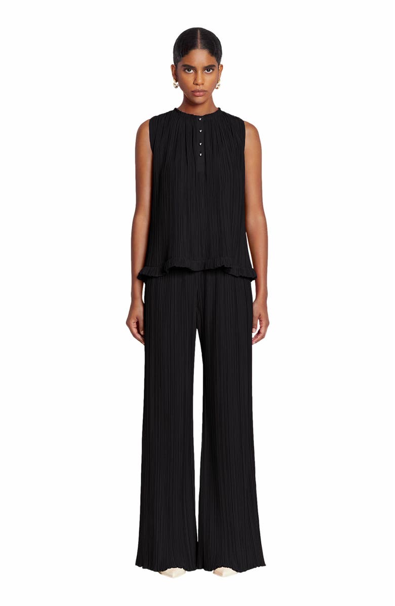 Lanvin PLEATED PANTS, Main, color, 