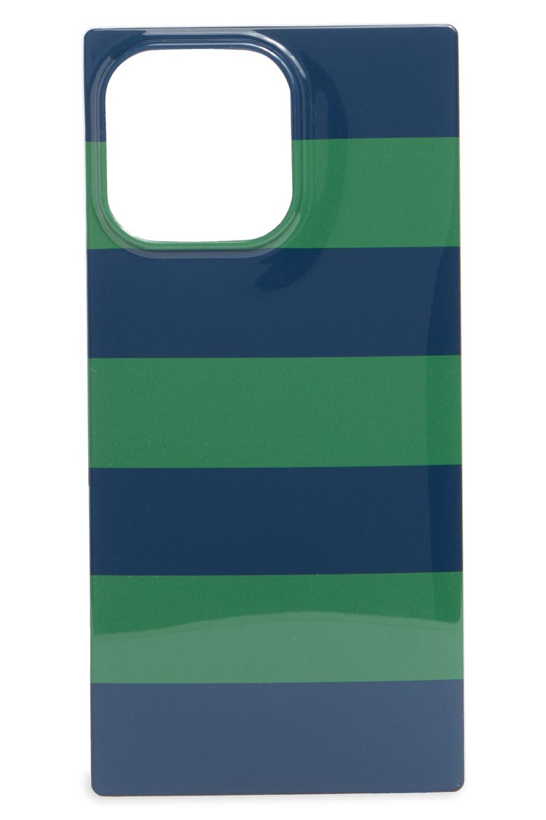 iPhone 16 Pro Max MagSafe Case, Main, color, NAVY AND GREEN RUGBY