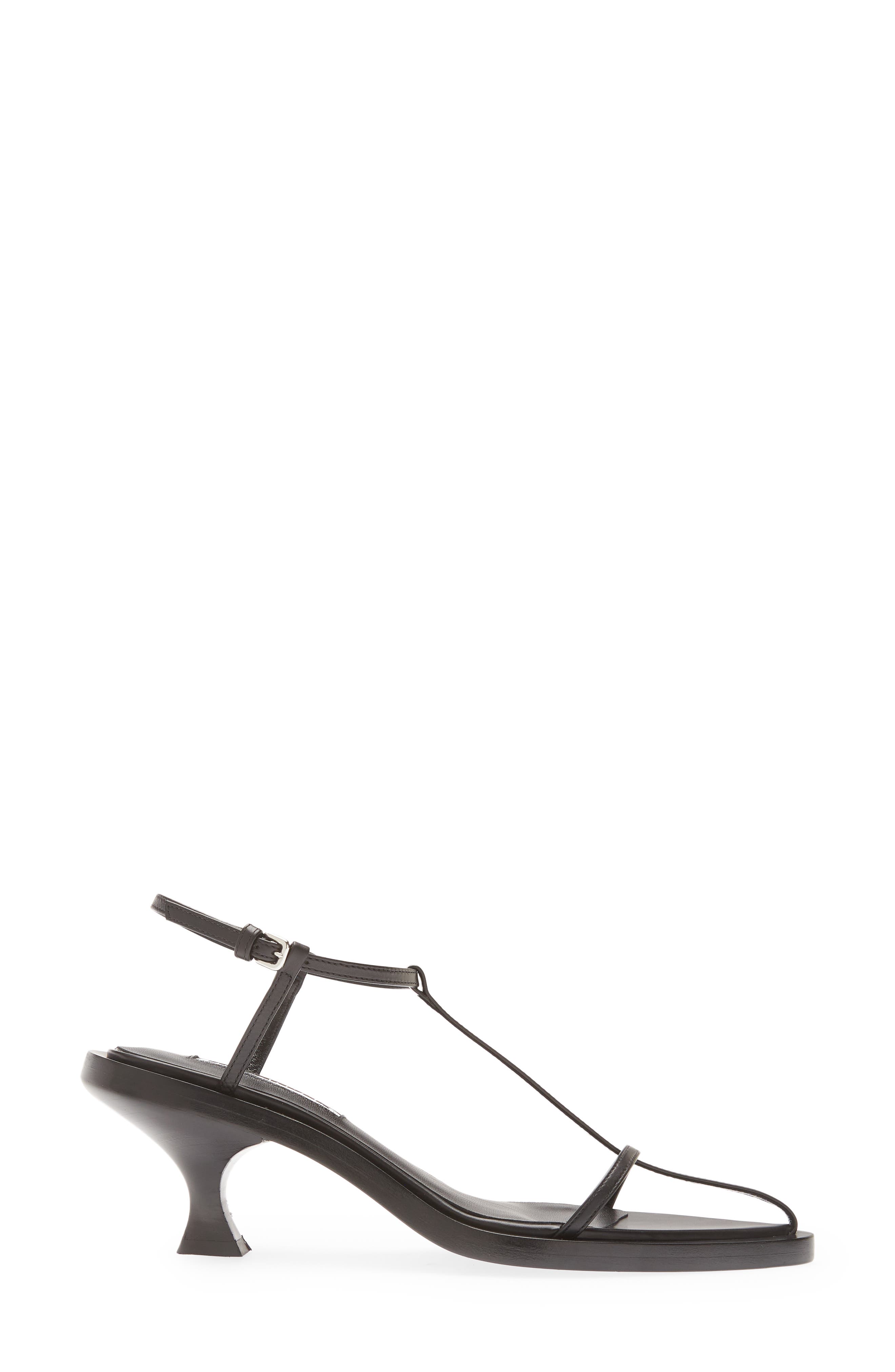 Jil Sander T-Strap Kitten Heel Sandal, Alternate, color, 