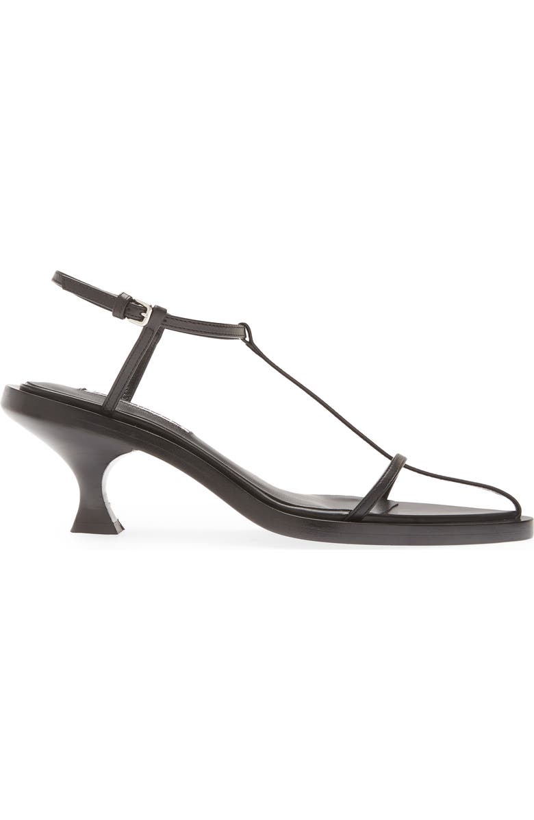 Jil Sander T-Strap Kitten Heel Sandal, Alternate, color,