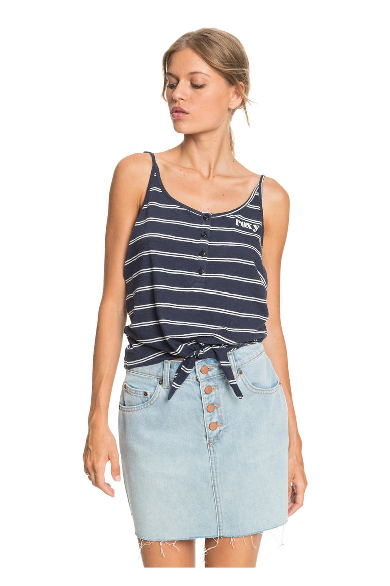 Surfing Girl Power High Waist Denim Skirt, Alternate, color, LIGHT BLUE