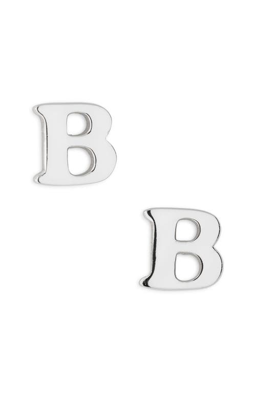 Marlyn Schiff Block Letter Initial Stud Earrings