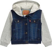Levi's Indigo Hooded Trucker Jacket