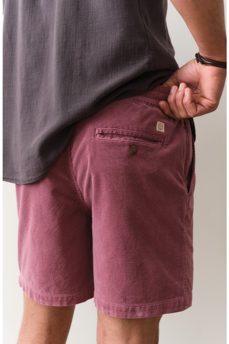 Saturday 6-Inch Corduroy Drawstring Shorts, Alternate, color, DUSKY ORCHID