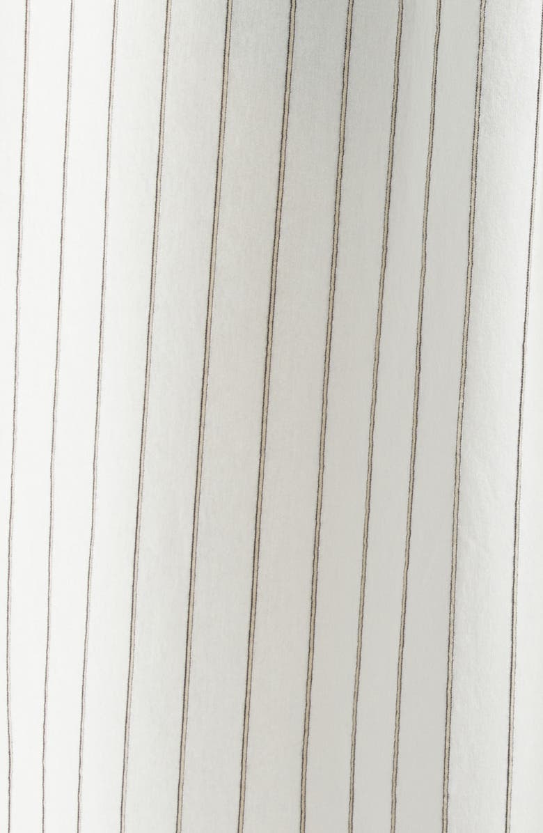 TOTEME Stripe Long Sleeve Tunic Shirtdress, Alternate, color, White/ Oyster