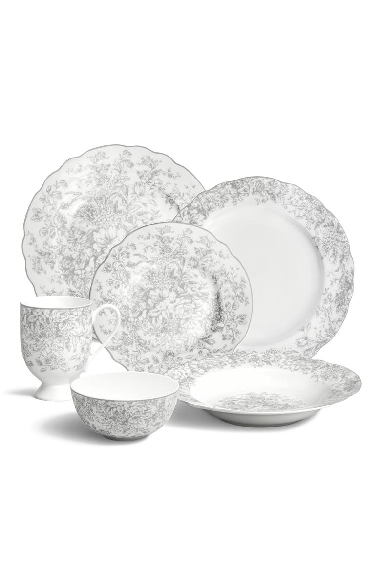 Togas Martinelli Sentiment Plate, Alternate, color, White