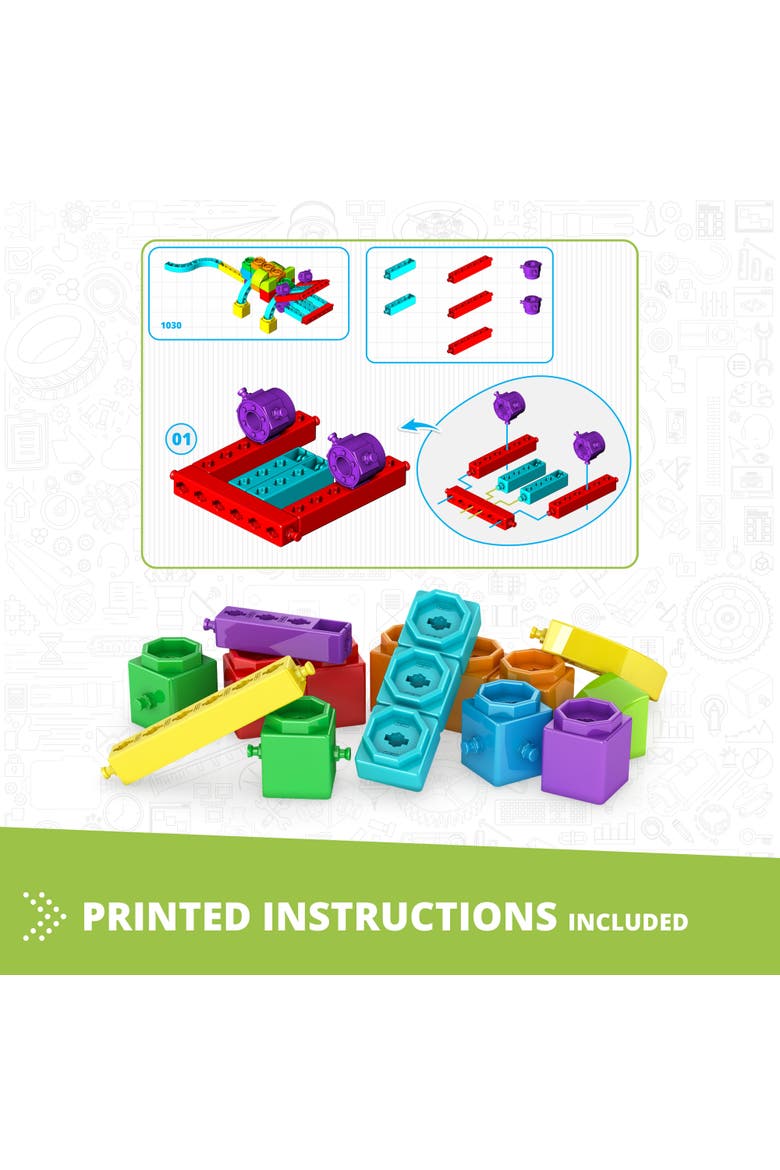 Qboidz Alligator 5 Model Brick Building Set, Toy Construction, Alternate, color, Multicolored