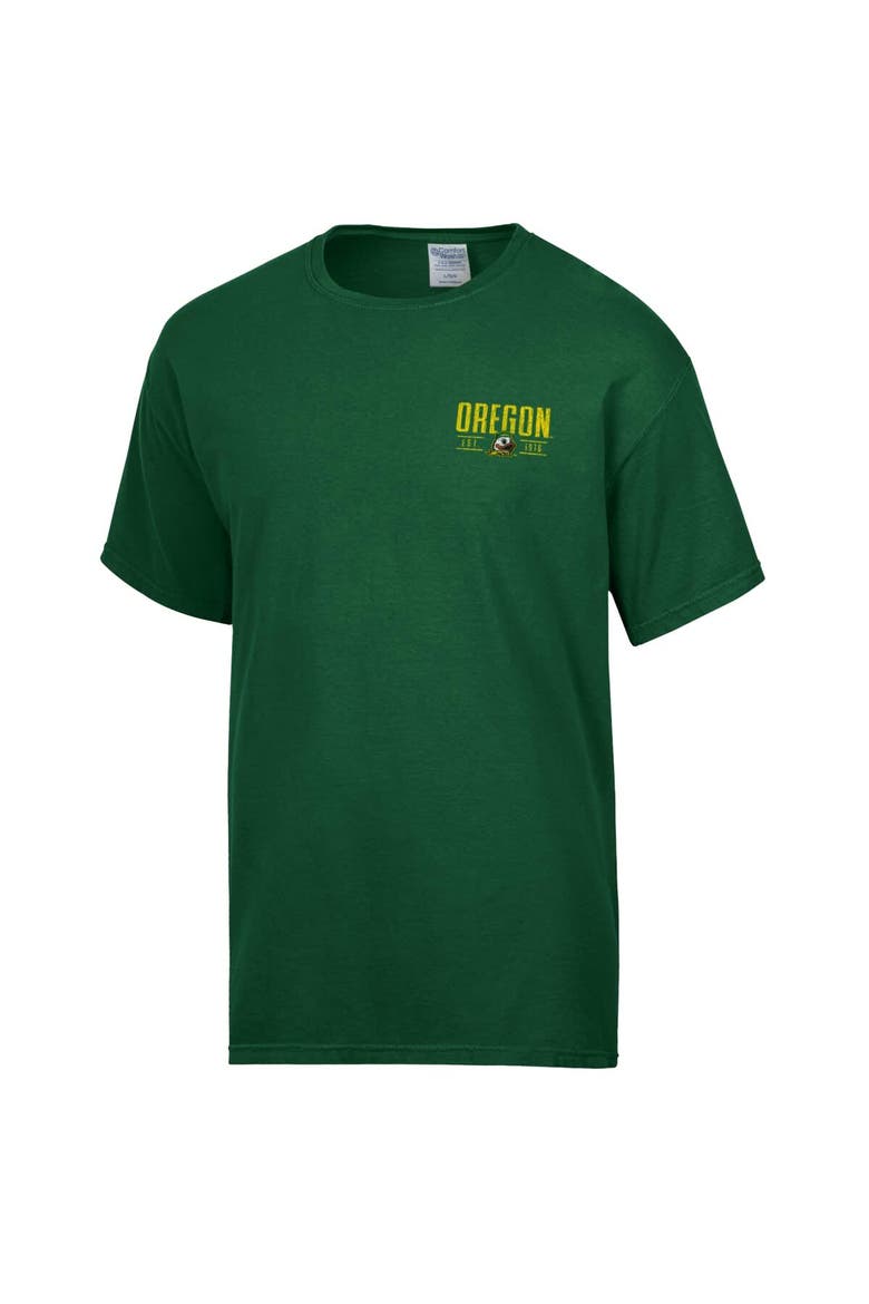 Men's ComfortWash  Green Oregon Ducks Big Name T-Shirt, Alternate, color, Green