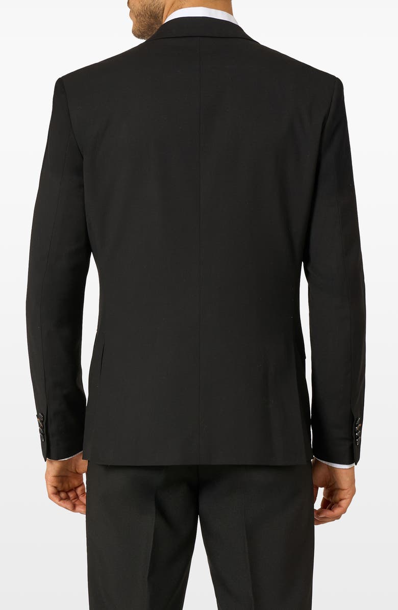 OppoSuits x Minecraft Daily Slim Fit Black Suit Jacket, Alternate, color, Black