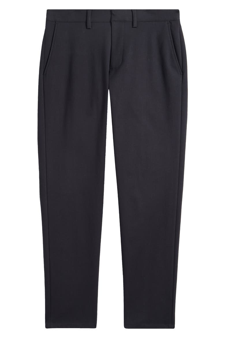 Slim Fit Stretch Cotton Chinos, Alternate, color, BLACK CAVIAR