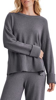 Splendid Haven Crewneck Cotton Blend Sweater