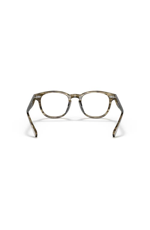 Oliver Peoples 48mm Rectangle Optical Glasses In Green