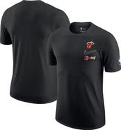 Nike Men's Nike Black Miami Heat 2022/23 City Edition Courtside Max90 Vintage Wash T-Shirt