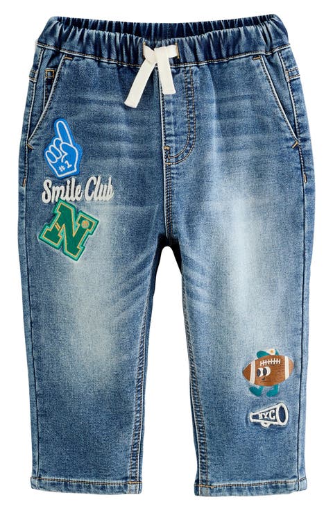 Kids' Character Patch Pull-On Jeans (Baby & Little Kid)