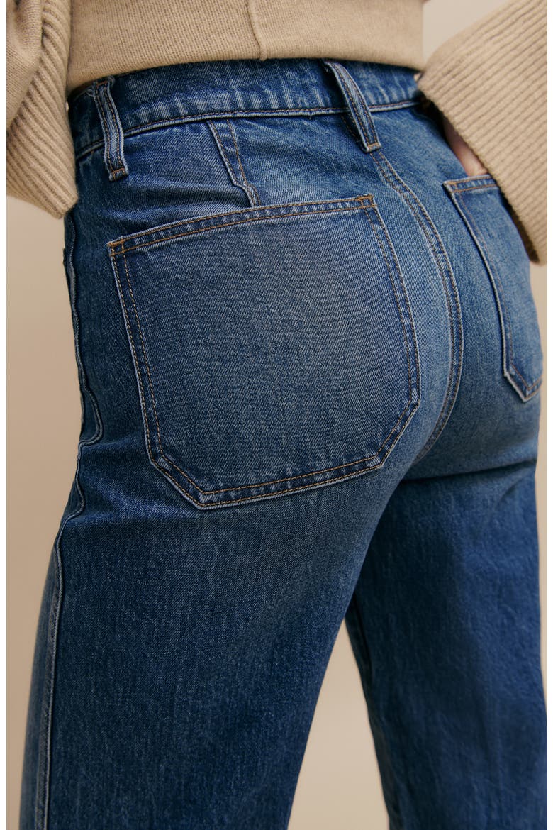 Alyssa High Waist Wide Leg Jeans, Alternate, color, MELLUSINE