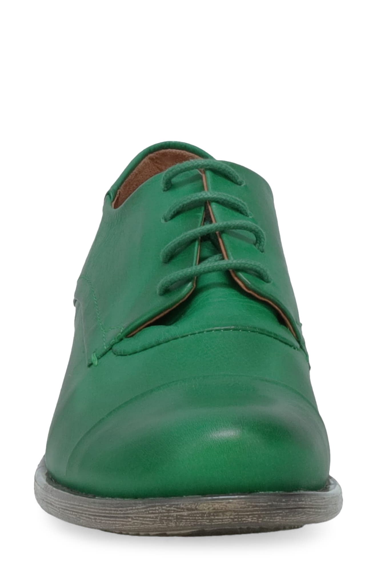 Letty Oxford Flat, Alternate, color, EMERALD