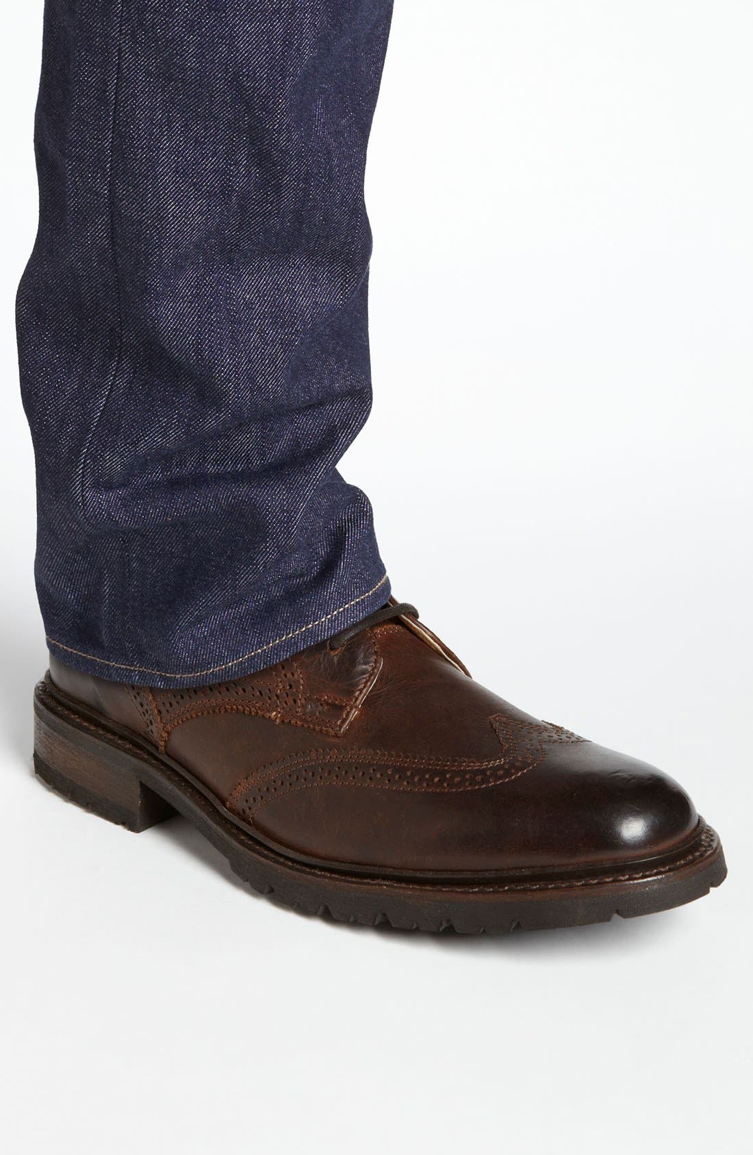 Frye 'James' Wingtip Boot, Alternate, color, 