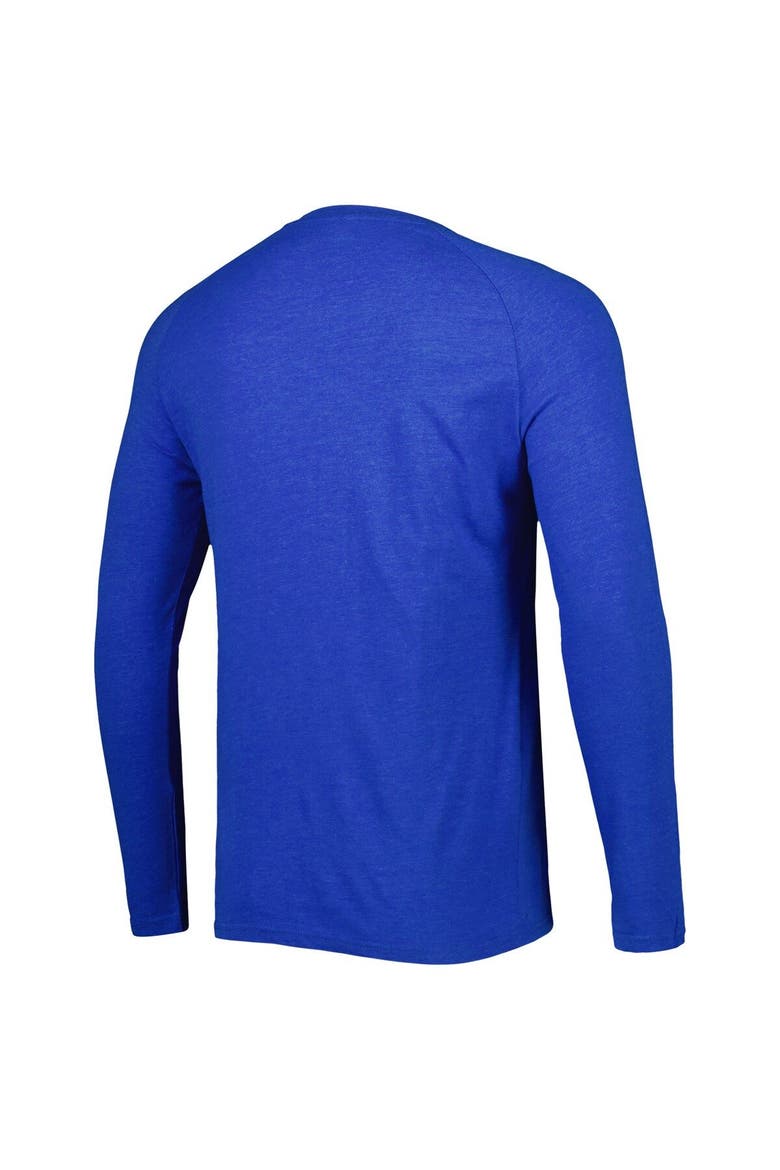 Men's Concepts Sport Royal New York Mets Inertia Raglan Long Sleeve Henley T-Shirt, Alternate, color, Royal