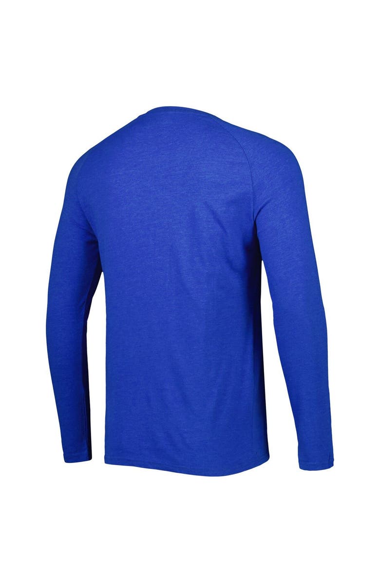 CONCEPTS SPORT Men's Concepts Sport Royal New York Mets Inertia Raglan Long Sleeve Henley T-Shirt, Alternate, color,