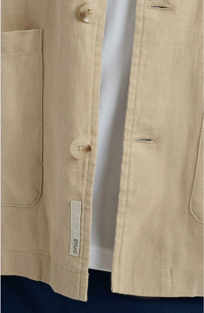 Onia Linen Overshirt, Alternate, color, 