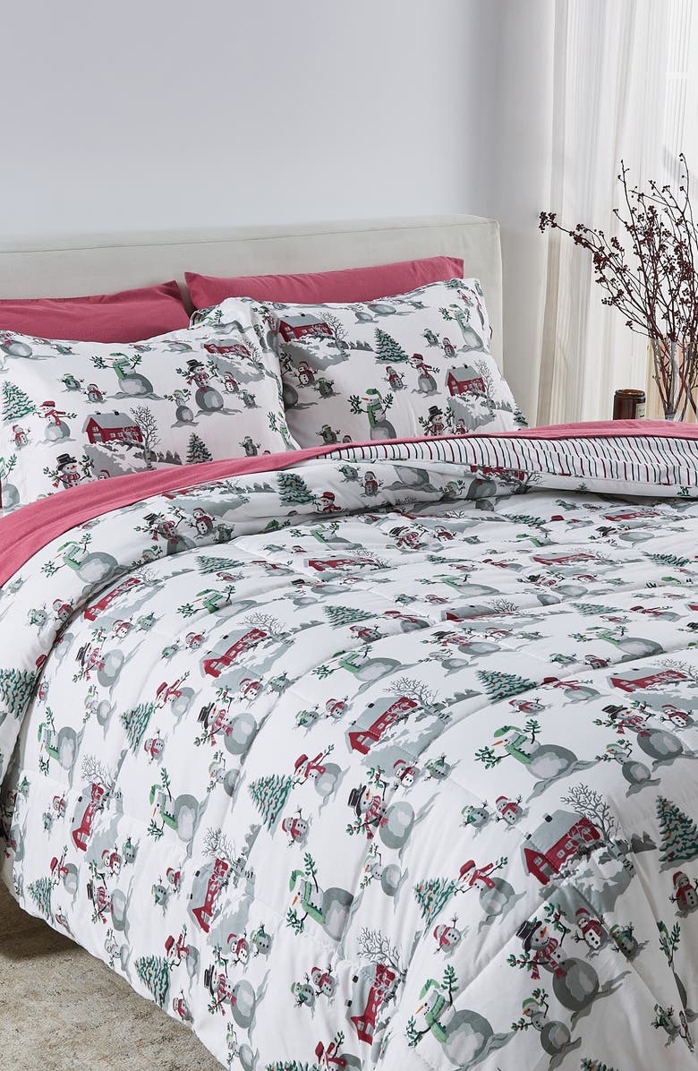 Woven & Weft Holiday 3-Piece Comforter Set, Alternate, color, 