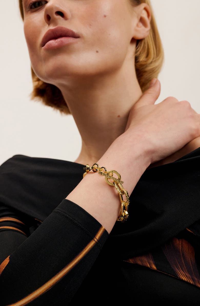 Ted Baker Loan Logo Link Bracelet, Alternate, color, 