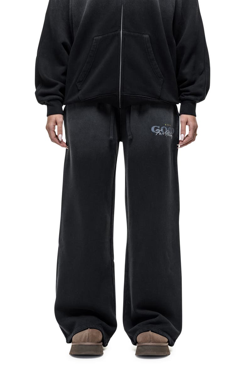 Good For Nothing Alaska Black Relaxed Joggers, Main, color, Black