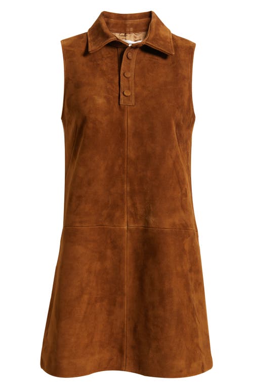 Frame The Suede City Shift Mini Dress
