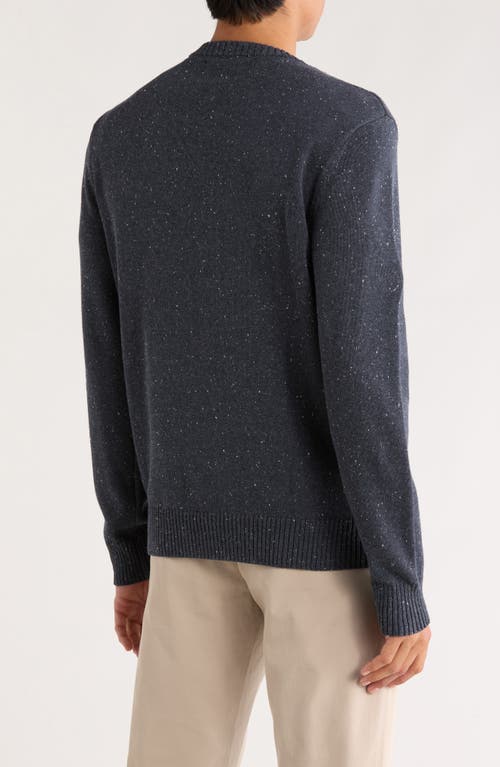 James Campbell Donegal Long Sleeve Sweater In Blue