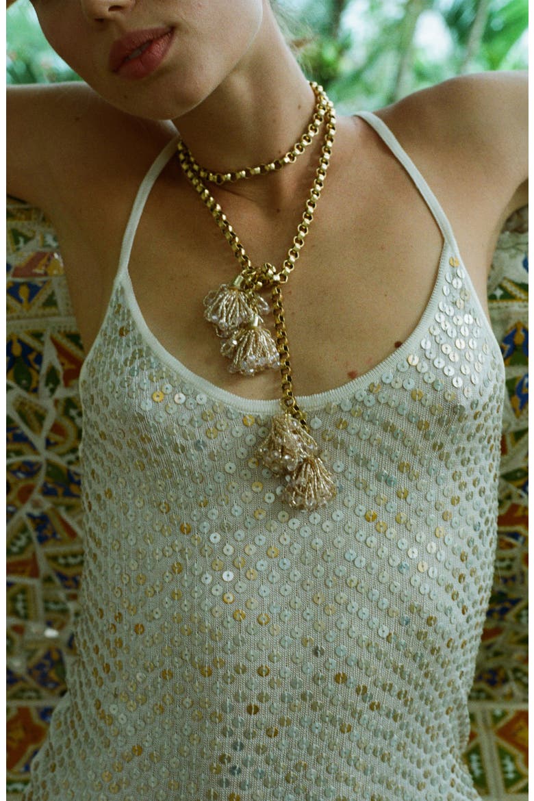 Nellie Wrap-Up Necklace, Alternate, color, Gold