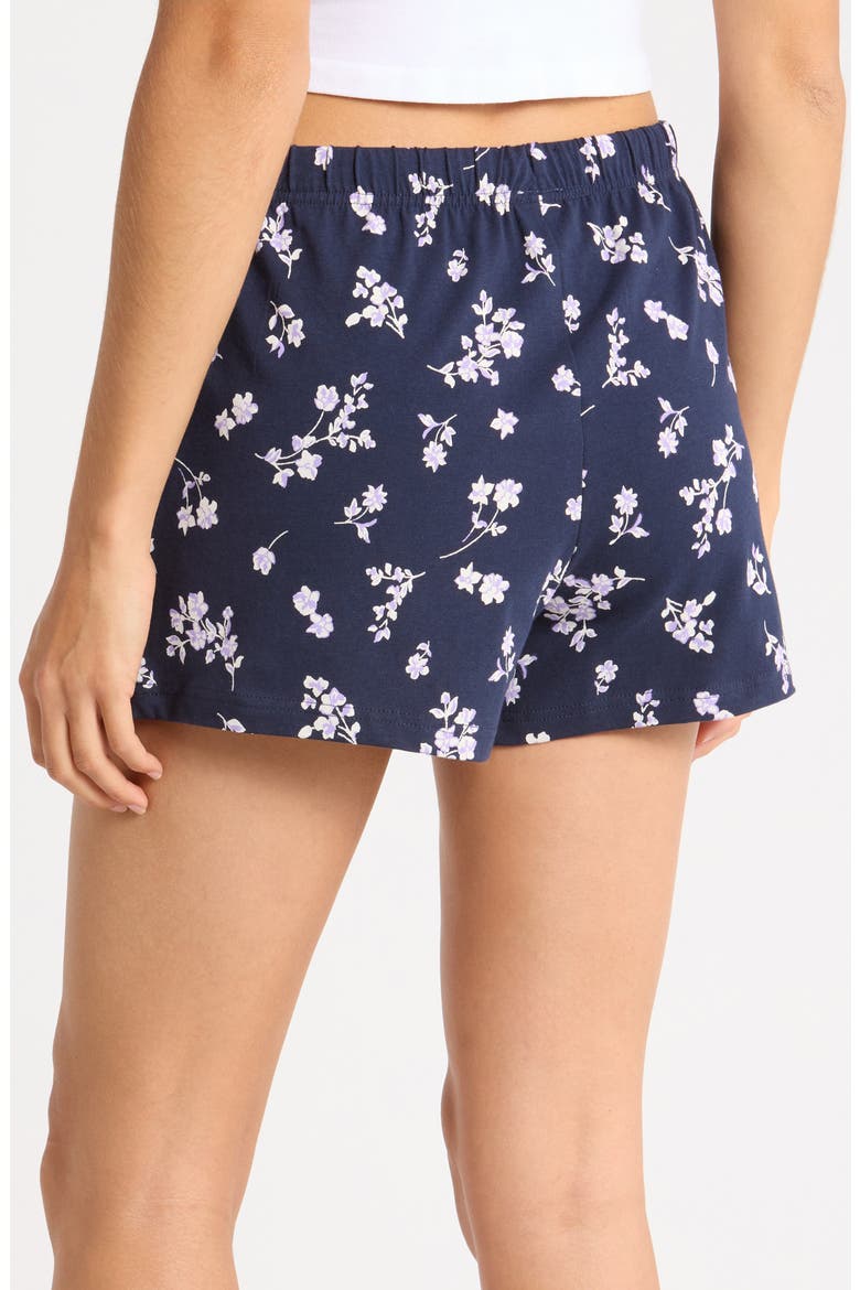 2-Pack Knit Shorts, Alternate, color, BLUE- NAVY GABBY FLORAL