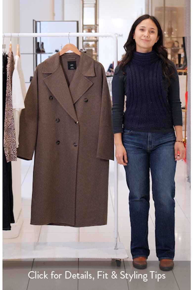 Picarol Double Breasted Wool Blend Coat video