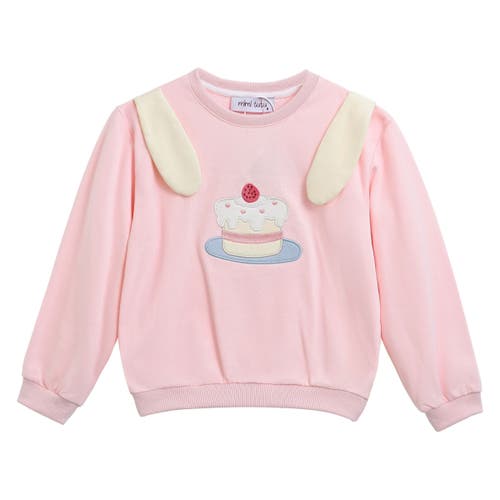 Mimi Tutu Bunny-Ear Sweatshirt in Pink 