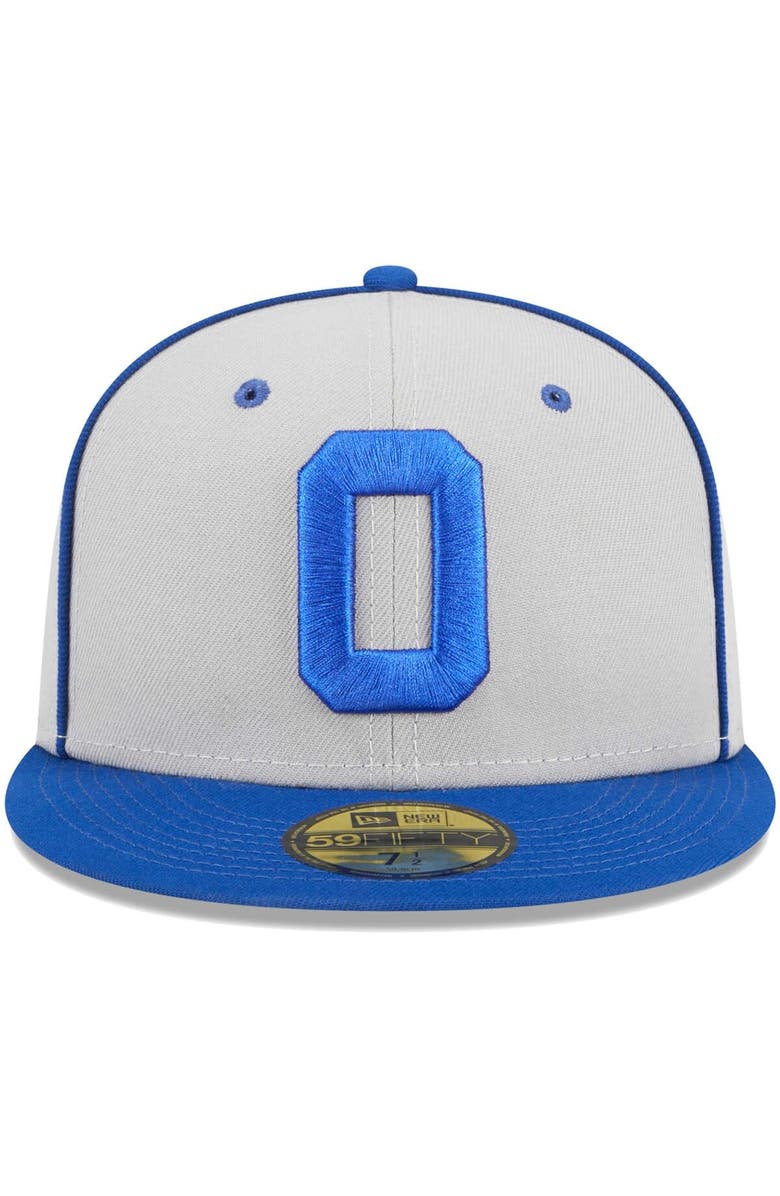 New Era Men's New Era Gray Omaha Storm Chasers Theme Nights Omaha Rockets  59FIFTY Fitted Hat, Alternate, color, 